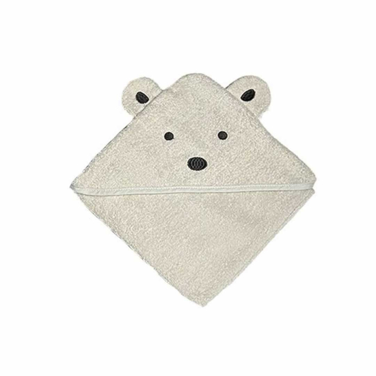 Mini dreams Badecape teddy bear Sand i gruppen Babyutstyr / Baderom og utstyr / Badebaljer & utstyr / Badcaper hos Köpbarnvagn (7610-03)