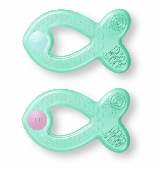 NUK Extra Cool Teether Fish  i gruppen Leker / Babyleker 0-1 år / Biteleker hos Köpbarnvagn (NUK4008600271482)