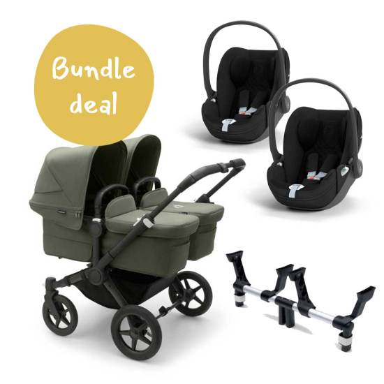 Bugaboo Donkey 5 Twin Inkl. Cybex Cloud T i gruppen Barnevogner / Varemerker / Bugaboo / Bugaboo Donkey 5 hos Köpbarnvagn (SET-Bdonkey21)