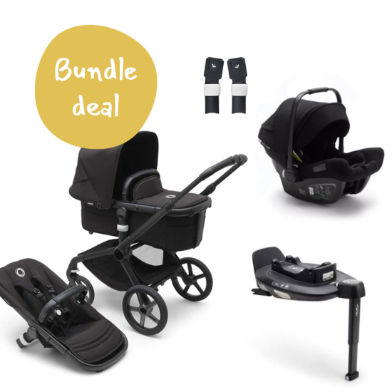 Bugaboo Fox 5 Paket Turtle Air By Nuna og Base i gruppen Barnevogner / Varemerker / Bugaboo / Bugaboo Fox 5 hos Köpbarnvagn (SET-FOX5TRTL5)