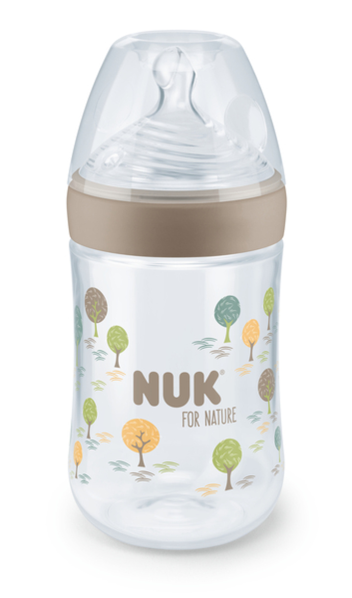 NUK for Nature Temperature Control Tåteflaske Silicon 260ml i gruppen Babyutstyr / Spise & drikke / Tåteflasker & kopper hos Köpbarnvagn (10216038)