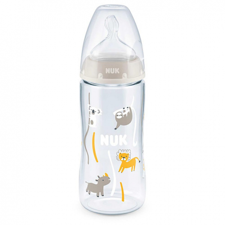 NUK First Choice+ Tåteflaske 6-18 mån 300 ml i gruppen Babyutstyr / Spise & drikke / Tåteflasker & kopper hos Köpbarnvagn (216290)