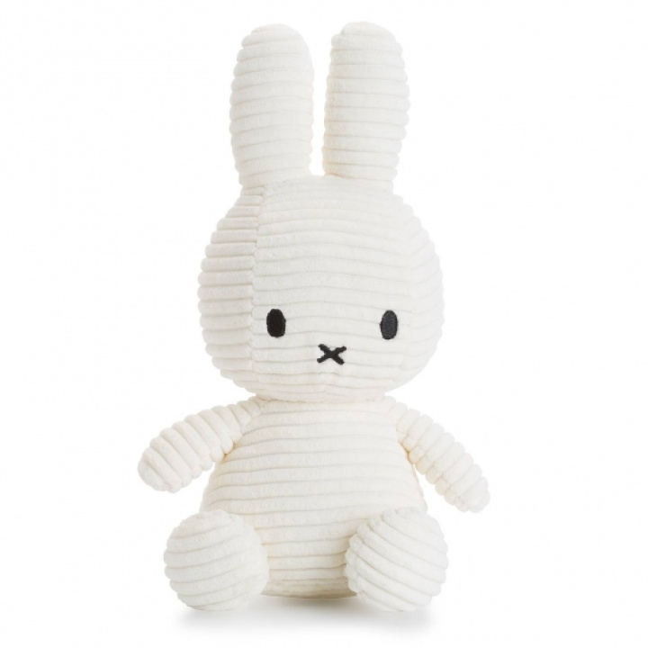 Miffy Kosedyr Corduroy 23 cm Hvit i gruppen Leker / Leker fra 2 år / Bamser & myke dyr hos Köpbarnvagn (24182200)