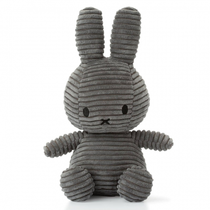 Miffy Kosedyr Corduroy 23 cm Grå i gruppen Leker / Leker fra 2 år / Bamser & myke dyr hos Köpbarnvagn (24182206)