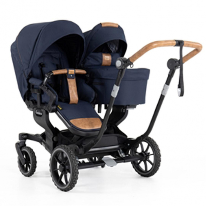 Emmaljunga NXT Twin 735 Flat Søskenvogn Outdoor Navy