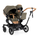 Emmaljunga 2024 NXT Twin 735 Ergo Søskenvogn Outdoor Olive