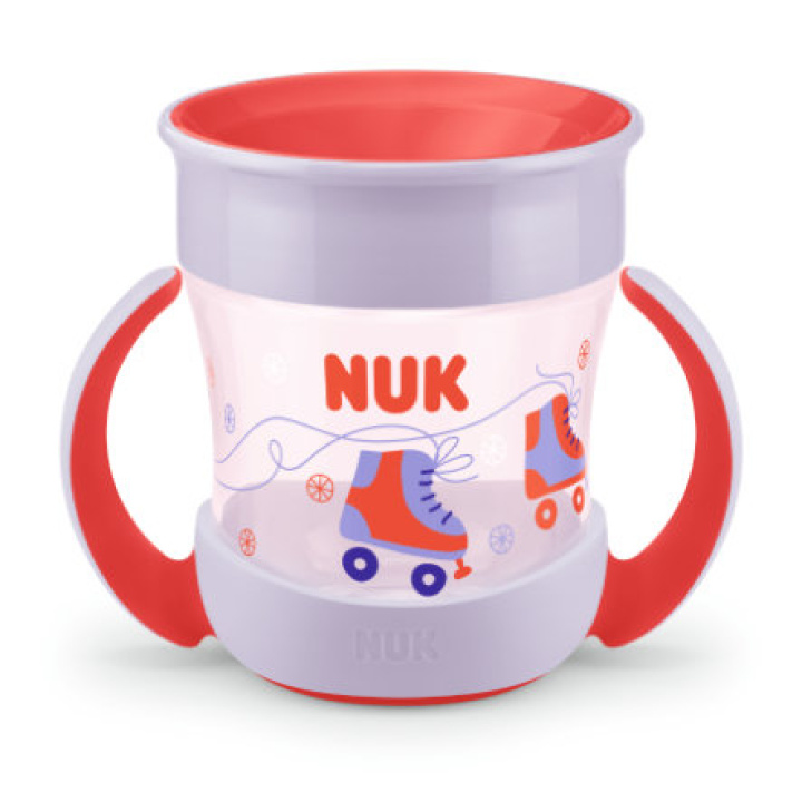 NUK Evolution Mini Magic Krus Rød i gruppen Babyutstyr / Spise & drikke / Tåteflasker & kopper hos Köpbarnvagn (255606)