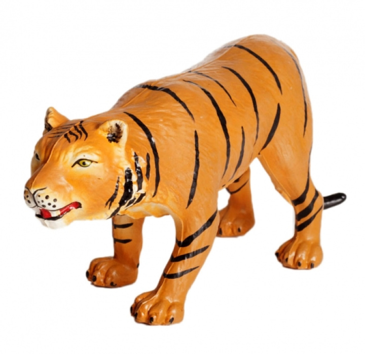 Green Rubber Toys Tiger i gruppen Leker / Leker fra 3 år / Lekedyr hos Köpbarnvagn (4796006350305)