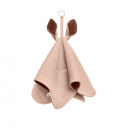 Bibs koseklut Kangaroo med smokkeholder Blush