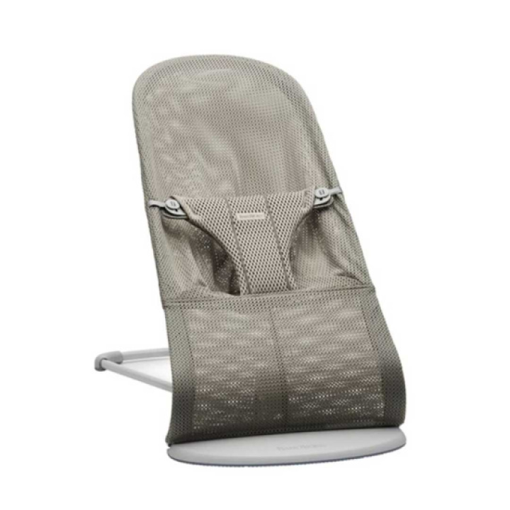 Babybjørn Vippestol Bliss Soft Mesh GråBeige i gruppen Leker / Babyleker 0-1 år / Vippestoler hos Köpbarnvagn (BABJ006102)