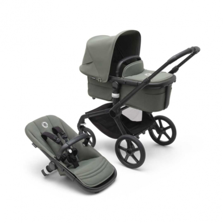 Bugaboo Fox 5 Black/Forest Green i gruppen Barnevogner / Varemerker / Bugaboo / Bugaboo Fox 5 hos Köpbarnvagn (BUBO100051031)