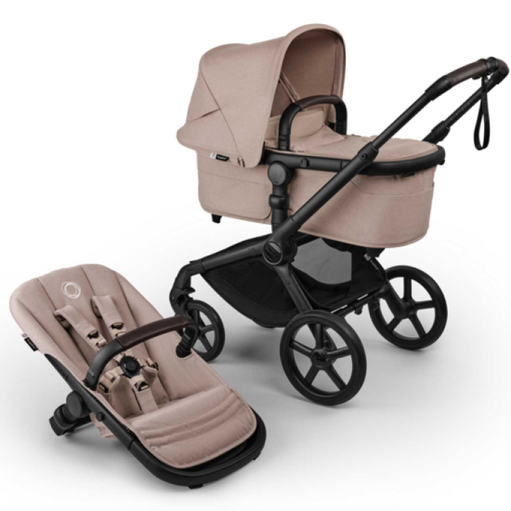 Bugaboo Fox 5 Renew Black/Desert Taupe Melange i gruppen Barnevogner / Varemerker / Bugaboo / Bugaboo Fox 5 hos Köpbarnvagn (BUBO100051124)