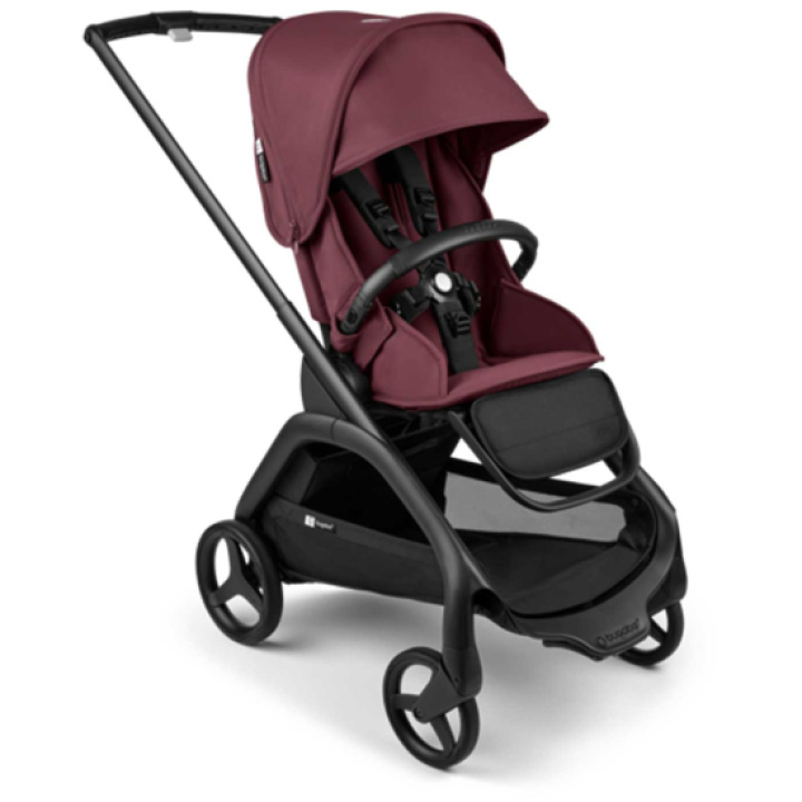 Bugaboo Dragonfly Black/Dark Cherry i gruppen Barnevogner / Varemerker / Bugaboo / Bugaboo Dragonfly hos Köpbarnvagn (BUBO100176081)