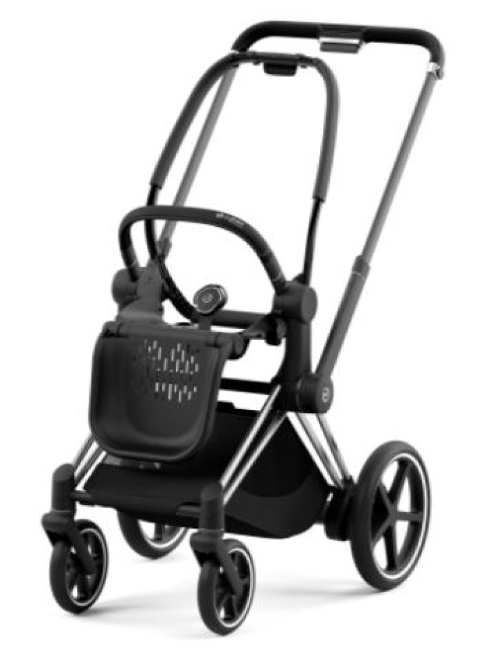 Cybex e-Priam Chassi Chrome Black i gruppen Barnevogner / Varemerker / Cybex / Cybex e-Priam hos Köpbarnvagn (CYBE521002357)