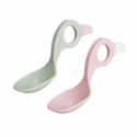 I Can Spoon 2-pack - Multigreppskje Rosa/Grønn