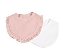 Mini Dreams Scarf Volang 2-pack, Rosa/Hvit