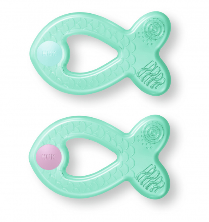 NUK Extra Cool Teether Fish i gruppen Leker / Babyleker 0-1 år / Biteleker hos Köpbarnvagn (NUK4008600271482)