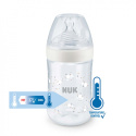 NUK Nature Sense Tåteflaske 0-18 mån 260 ml Hvit