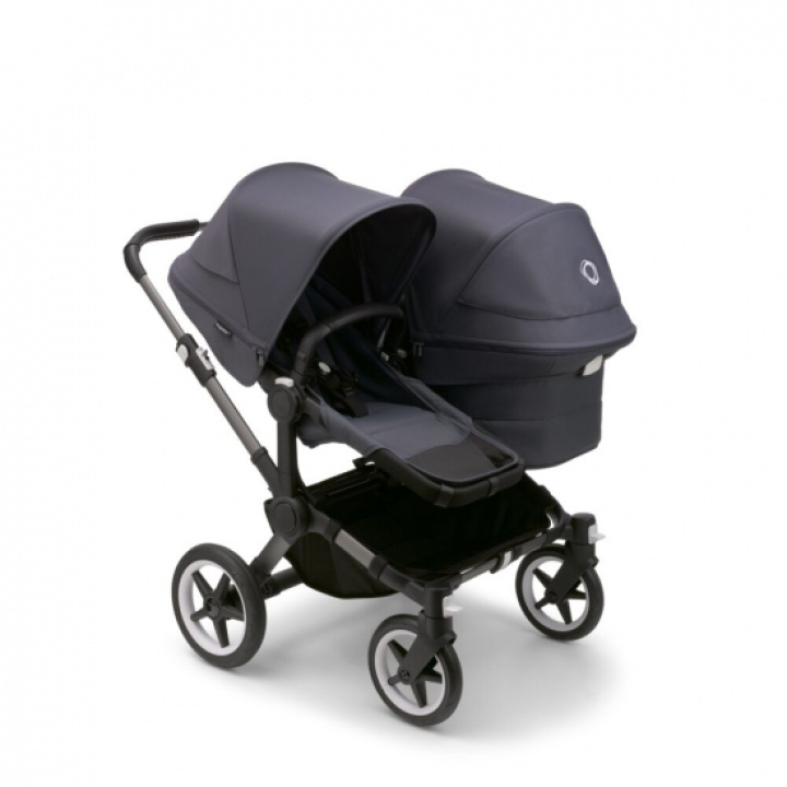 Bugaboo Donkey 5 Duo Graphite/Stormy Blue i gruppen Barnevogner / Varemerker / Bugaboo / Bugaboo Donkey 5 hos Köpbarnvagn (PKTbdonkey4)