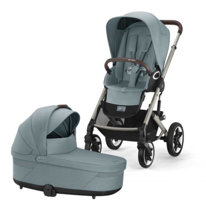 Cybex Talos S Lux Duovogn, Sky Blue i gruppen Barnevogner / Varemerker / Cybex / Cybex Talos S Lux hos Köpbarnvagn (Pktcytal4)