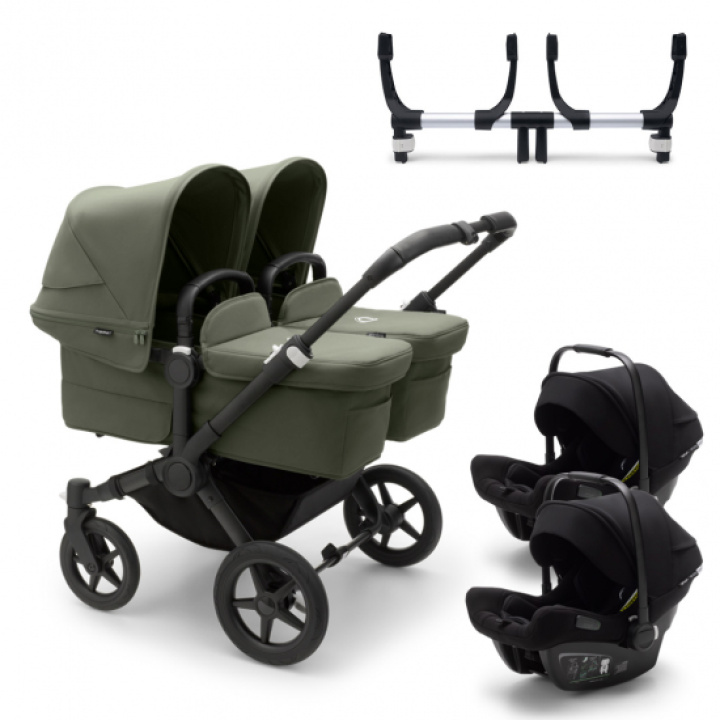 Bugaboo Donkey 5 Twin Ink. Bugaboo Turtle Air i gruppen Barnevogner / Varemerker / Bugaboo / Bugaboo Donkey 5 hos Köpbarnvagn (SET-Bdonkey11)