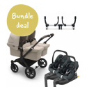 Bugaboo Donkey 5 Twin & Maxi-Cosi Cabriofix