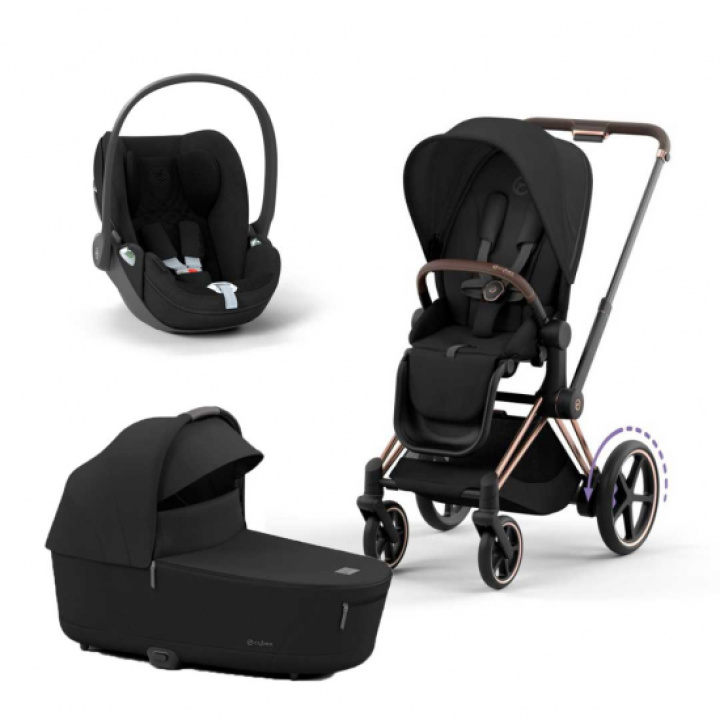 Cybex E-Priam ink. Cloud T Babybilstol i gruppen Barnevogner / Varemerker / Cybex / Cybex e-Priam hos Köpbarnvagn (SET-cyepm1)