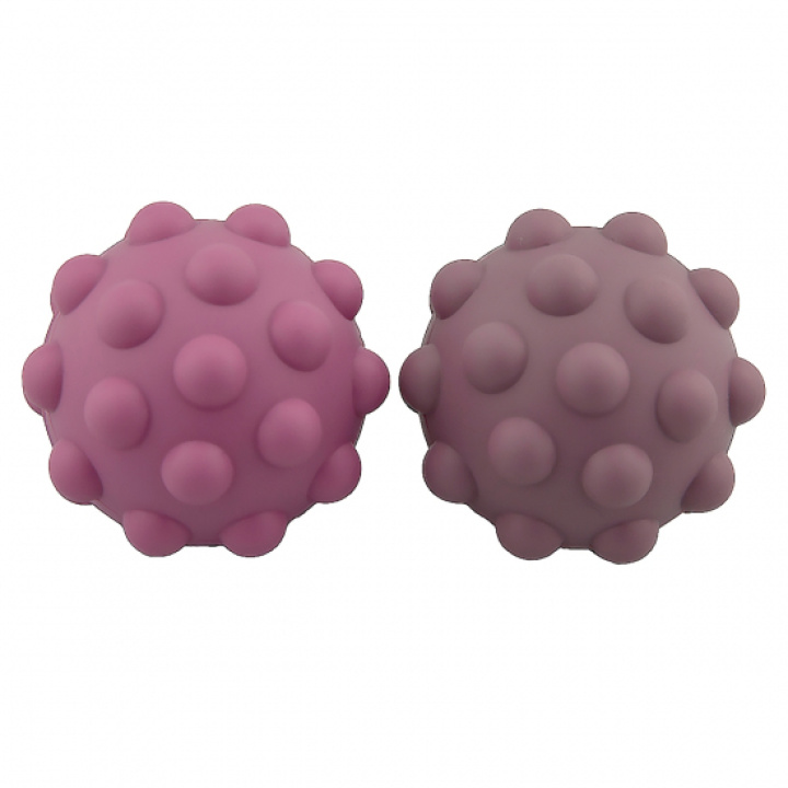 Tiny Tot Sensory Silicone Fidget Small Balls - Grape i gruppen Leker / Babyleker 0-1 år / Biteleker hos Köpbarnvagn (TT22151)