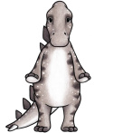 Stickstay Veggdekorasjon Stegosaurus Scarlett